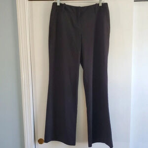 New York & Company Black Stretch Bootcut 6 Regular Dress Pants